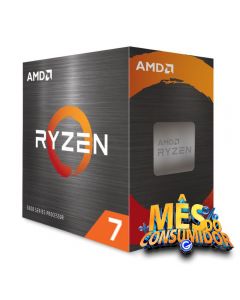 Processador AMD Ryzen 7 5800X 3.8GHz (4.7GHz Max Turbo) 32MB Cache AM4 Sem Vídeo Sem Cooler -  100-000000063