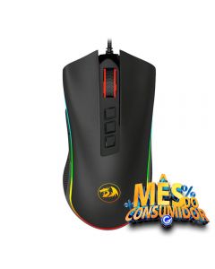 Mouse Gamer Redragon Cobra M711 RGB 10000DPI 7 Botões Pixart PMW3325 - Preto