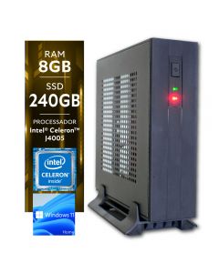 Computador Certo PC Intel Celeron J4005 DDR4 SSD Intel Graphics 600 Corporate AR| Certo PC Oficial