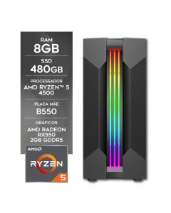 Microcomputador Gamer AMD Ryzen 5 5600G DDR4 SSD Radeon RX 550 CertoX Stream | CertoX Oficial