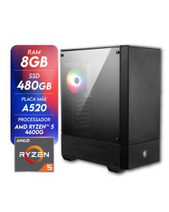 Microcomputador Gamer AMD Ryzen 5 4600G DDR4 SSD Radeon Vega 7 CertoX Stream | CertoX Oficial