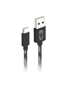 Cabo USB 2.0 Tipo-C 1m C3Tech - CB-C11GBK | C3Tech Oficial