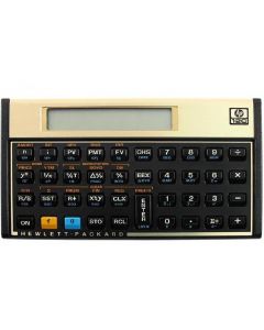 Calculadora Financeira HP 12C Gold LCD 10 Dígitos - Preto