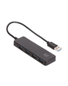 Hub USB 3.0 Multi AC444 4 Portas 5Gbps - Preto