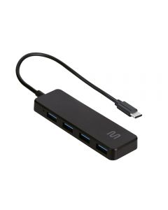 Hub USB Tipo-C Multi AC445 4 Portas 5Gbps - Preto