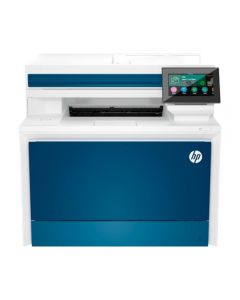 Impressora Multifuncional HP LaserJet Pro Colorida 4303FDW Wi-Fi Ethernet USB Duplex ADF Bivolt - Branco/Azul