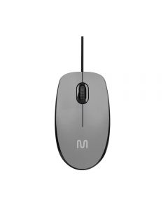 Mouse Multi MF400 1200 DPI USB 3 Botões Cinza - MO387
