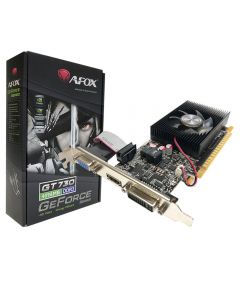 Placa de Vídeo NVIDIA Afox GeForce GT 730 4GB DDR3 128 Bits - AF730-4096D3L5 (DDR3