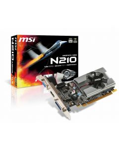 Placa de Vídeo NVIDIA MSI GeForce GT 210 1GB DDR3 64 Bits - 912-V809-2808