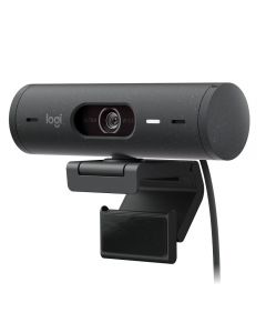 WebCam Logitech Brio 500 Full HD 1080p 4 Mega - Preto
