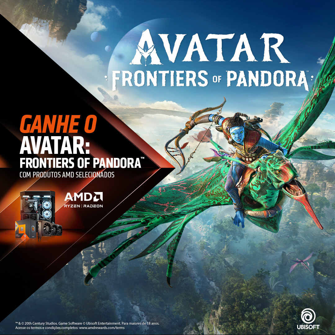 Ganhe o AVATAR: Frontiers of Pandora™ com produtos AMD selecionados
